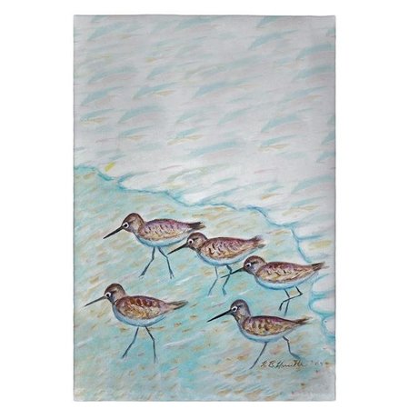 BETSY DRAKE Betsy Drake GT269 Sandpipers Guest Towel - 20 x 20 in. GT269